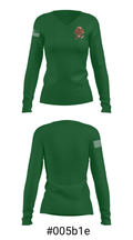 MWSS-271 40014087 Women's Long Sleeve V-neck Shirt - 37