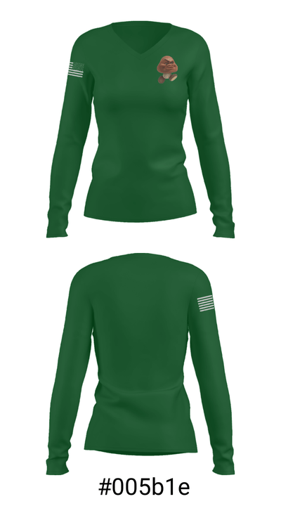 MWSS-271 40014087 Women's Long Sleeve V-neck Shirt - 37