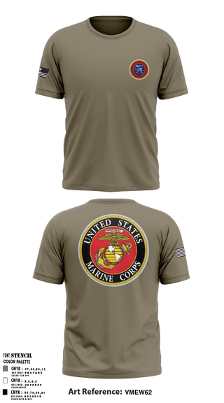 Short Sleeve Performance Shirt, , Marines, Teamtime, Team time, sublimation, custom sports apparel, team uniforms, spirit wear, spiritwear, sports uniforms, custom shirts, team store, custom team store, fundraiser sports, apparel fundraiser