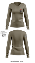 A/98 50923448 Women's Long Sleeve V-neck Shirt - 1