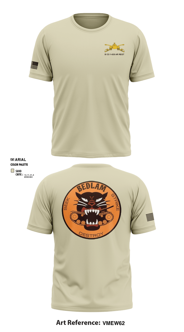 Short Sleeve Performance Shirt, HHC 1-635TH AR, National Guard, Teamtime, Team time, sublimation, custom sports apparel, team uniforms, spirit wear, spiritwear, sports uniforms, custom shirts, team store, custom team store, fundraiser sports, apparel fundraiser