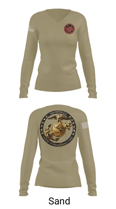 MWSS 471 DET A 71536403 Women's Long Sleeve V-neck Shirt - 42