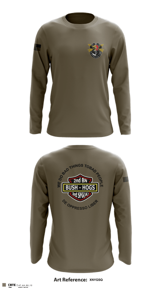 Long Sleeve Performance Shirt, MCPOD-XVIII Airborne Corps, Army, Teamtime, Team time, sublimation, custom sports apparel, team uniforms, spirit wear, spiritwear, sports uniforms, custom shirts, team store, custom team store, fundraiser sports, apparel fundraiser