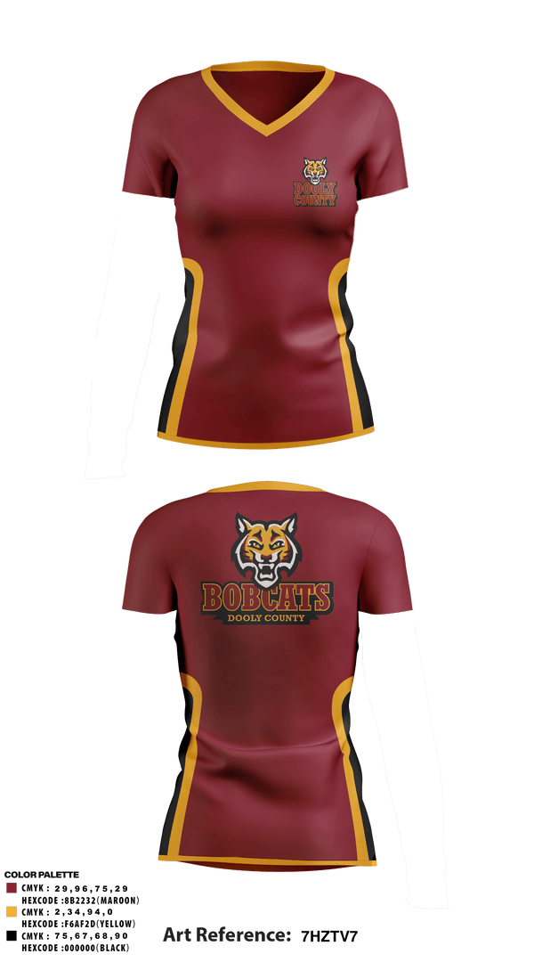 Women's Short Sleeve Vneck Shirt, Lady bobcats, Women's Basketball, Teamtime, Team time, sublimation, custom sports apparel, team uniforms, spirit wear, spiritwear, sports uniforms, custom shirts, team store, custom team store, fundraiser sports, apparel fundraiser