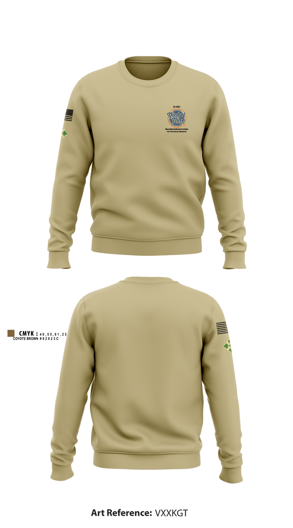 Crew Neck Sweatshirt, , Army, Teamtime, Team time, sublimation, custom sports apparel, team uniforms, spirit wear, spiritwear, sports uniforms, custom shirts, team store, custom team store, fundraiser sports, apparel fundraiser