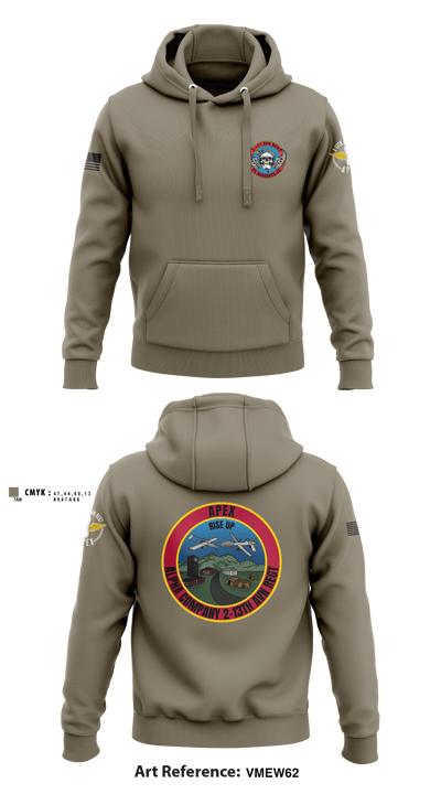 A Co, 2-13th AVN REGT 95713396 Hoodie - 2