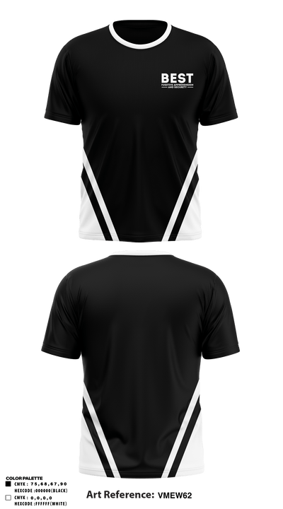 BEST (bail enforcement street team) fugitive apprehension and security 21875415 Short Sleeve Performance Shirt - 1