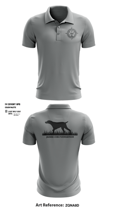 Jaimie Cox Foundation 83768320 Short Sleeve Performance Polo - 1