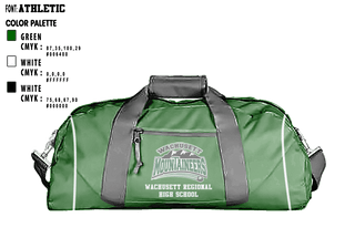 Duffle Bag, Wachusett Regional High School Ice Hockey, Ice Hockey, Teamtime, Team time, sublimation, custom sports apparel, team uniforms, spirit wear, spiritwear, sports uniforms, custom shirts, team store, custom team store, fundraiser sports, apparel fundraiser