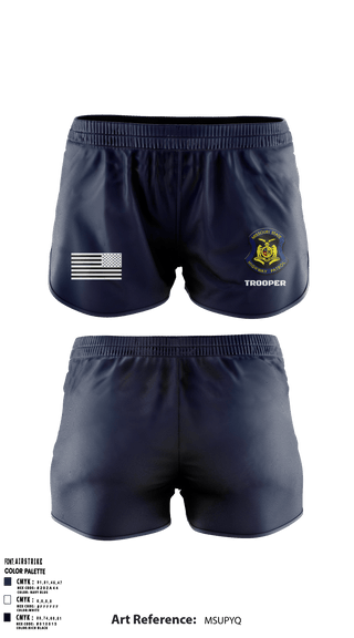 Ranger Panties, MSHP Class 120, Police, Teamtime, Team time, sublimation, custom sports apparel, team uniforms, spirit wear, spiritwear, sports uniforms, custom shirts, team store, custom team store, fundraiser sports, apparel fundraiser