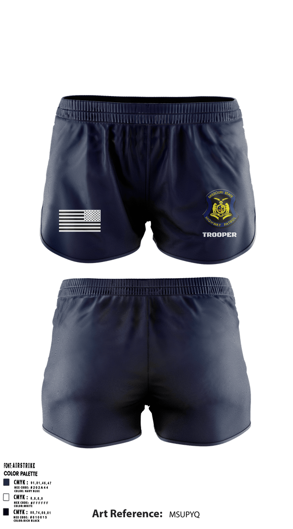 Ranger Panties, MSHP Class 120, Police, Teamtime, Team time, sublimation, custom sports apparel, team uniforms, spirit wear, spiritwear, sports uniforms, custom shirts, team store, custom team store, fundraiser sports, apparel fundraiser
