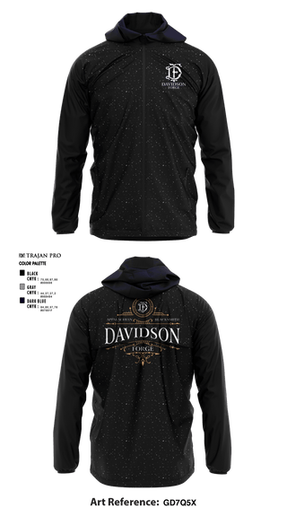 Windbreaker, Davidson Forge, , Teamtime, Team time, sublimation, custom sports apparel, team uniforms, spirit wear, spiritwear, sports uniforms, custom shirts, team store, custom team store, fundraiser sports, apparel fundraiser