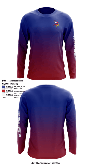 Long Sleeve Performance Shirt, Decorah Senior High School Bowling, Bowling, Teamtime, Team time, sublimation, custom sports apparel, team uniforms, spirit wear, spiritwear, sports uniforms, custom shirts, team store, custom team store, fundraiser sports, apparel fundraiser