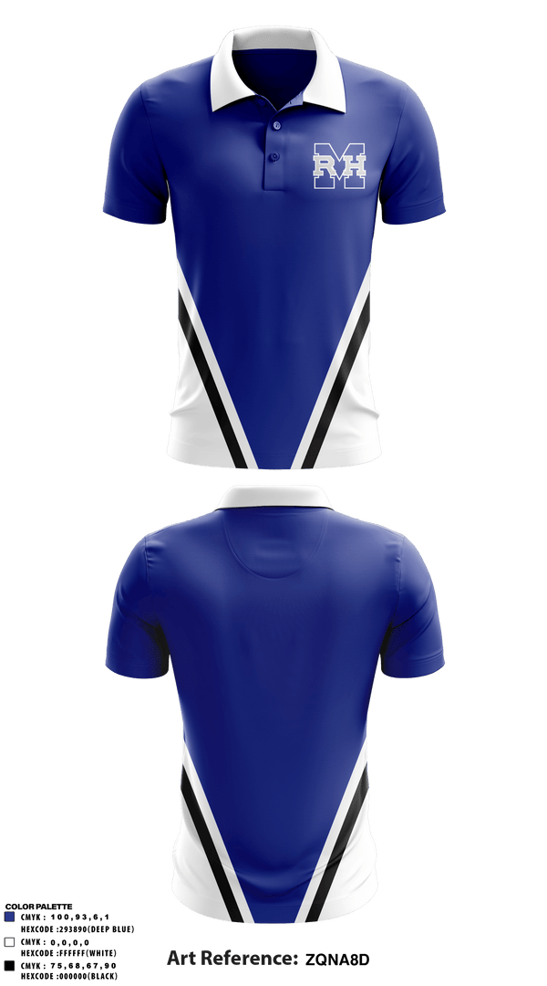 Short Sleeve Performance Polo, MRH High School, Spirit Store, Teamtime, Team time, sublimation, custom sports apparel, team uniforms, spirit wear, spiritwear, sports uniforms, custom shirts, team store, custom team store, fundraiser sports, apparel fundraiser