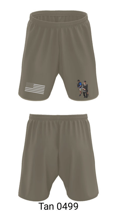 343rd QM 42426105 Athletic Shorts With Pockets - 29