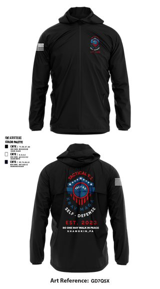Windbreaker, Tactical 9.1 Krav Maga Self Defense, Wrestling, Teamtime, Team time, sublimation, custom sports apparel, team uniforms, spirit wear, spiritwear, sports uniforms, custom shirts, team store, custom team store, fundraiser sports, apparel fundraiser