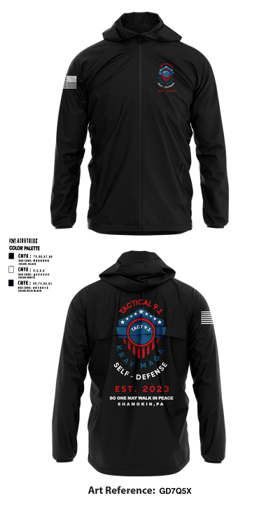 Tactical 9.1 Krav Maga Self Defense 91416954 Windbreaker - 1