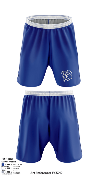 Belleview High School Basketball 92931608 Athletic Shorts With Pockets - 1