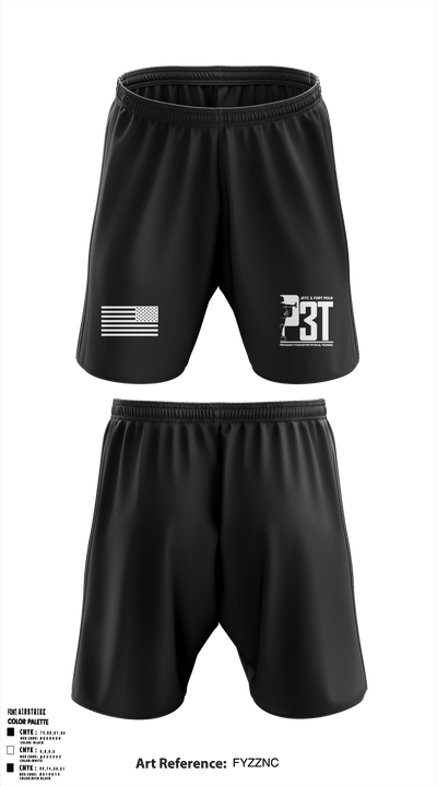 P3T 45454486 Athletic Shorts With Pockets - 1