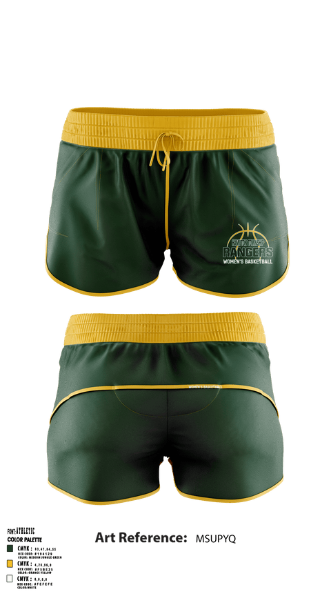 Women's Shorts, Hamilton Middle School Basketball, Women's Basketball, Teamtime, Team time, sublimation, custom sports apparel, team uniforms, spirit wear, spiritwear, sports uniforms, custom shirts, team store, custom team store, fundraiser sports, apparel fundraiser