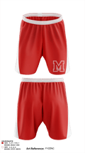 Milton High School Cheer 85377589 Athletic Shorts With Pockets - 1