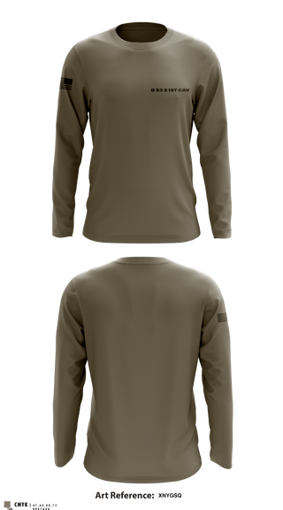 Long Sleeve Performance Shirt, D 53 2 1st cav, Army, Teamtime, Team time, sublimation, custom sports apparel, team uniforms, spirit wear, spiritwear, sports uniforms, custom shirts, team store, custom team store, fundraiser sports, apparel fundraiser