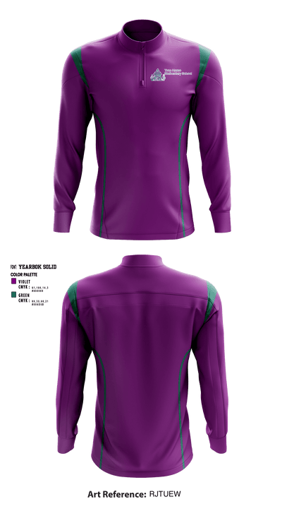 Tony Alamo Elementary School 28540991 Quarter Zip Jacket - 1