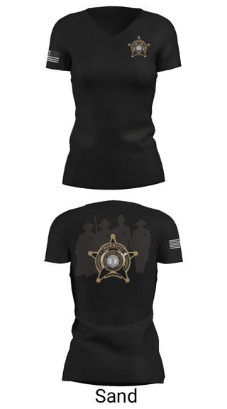 Women's Short Sleeve Vneck Shirt, , Police, Teamtime, Team time, sublimation, custom sports apparel, team uniforms, spirit wear, spiritwear, sports uniforms, custom shirts, team store, custom team store, fundraiser sports, apparel fundraiser