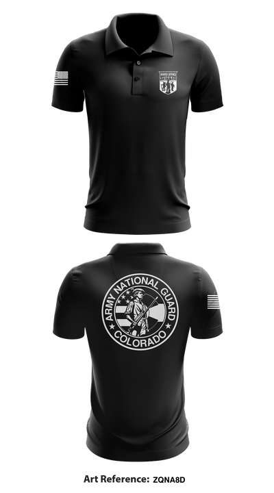 HHD, JFHQ-COARNG 38031831 Short Sleeve Performance Polo - 1