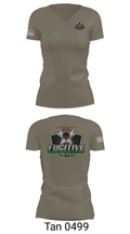 Fugitive apprehension street team 48139559 Women's Short Sleeve V-neck Shirt - 36