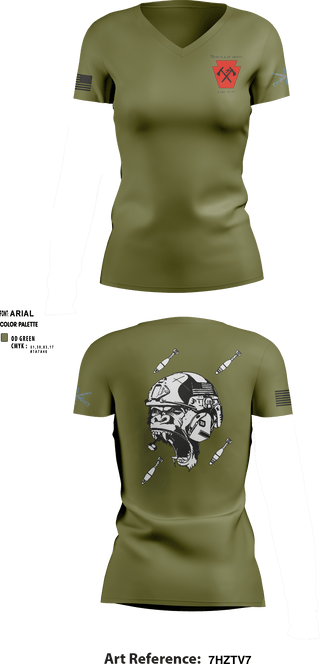 Women's Short Sleeve Vneck Shirt, , National Guard, Teamtime, Team time, sublimation, custom sports apparel, team uniforms, spirit wear, spiritwear, sports uniforms, custom shirts, team store, custom team store, fundraiser sports, apparel fundraiser