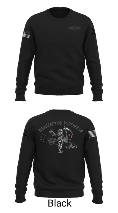 USS Florida Blue FT 52115851 Crew Neck Sweatshirt - 18