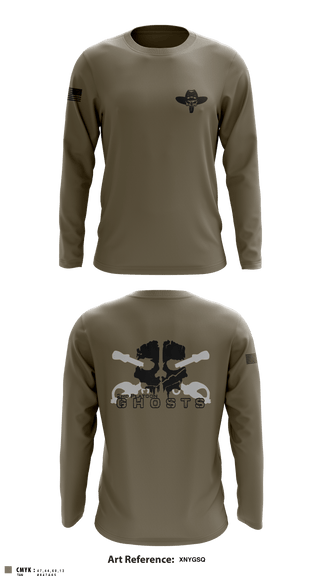 Long Sleeve Performance Shirt, GHOSTS, Army, Teamtime, Team time, sublimation, custom sports apparel, team uniforms, spirit wear, spiritwear, sports uniforms, custom shirts, team store, custom team store, fundraiser sports, apparel fundraiser