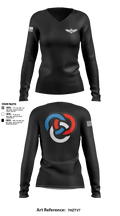 The K2 Way 40889652 Women's Long Sleeve V-neck Shirt - 3