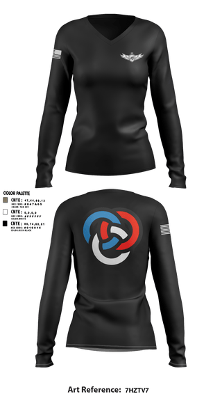 Women's Long Sleeve Vneck Shirt, , , Teamtime, Team time, sublimation, custom sports apparel, team uniforms, spirit wear, spiritwear, sports uniforms, custom shirts, team store, custom team store, fundraiser sports, apparel fundraiser