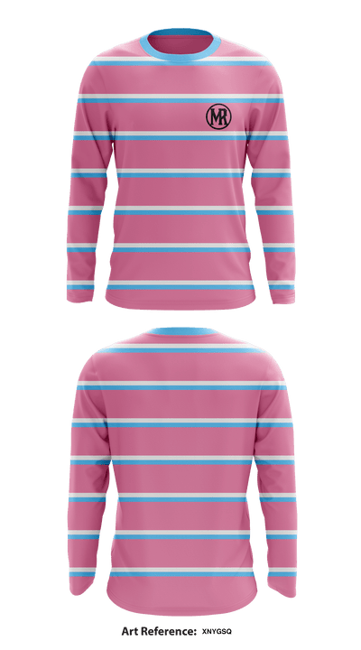 MOUNTAIN RANGE HIGH SCHOOL 39679914 Old School Cotton Feel Fabric Long Sleeve Performance Shirt - 4
