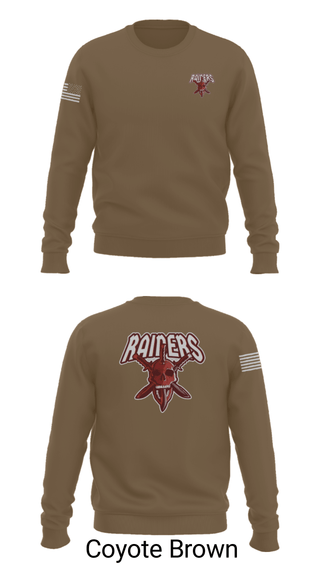 Crew Neck Sweatshirt, , Army, Teamtime, Team time, sublimation, custom sports apparel, team uniforms, spirit wear, spiritwear, sports uniforms, custom shirts, team store, custom team store, fundraiser sports, apparel fundraiser