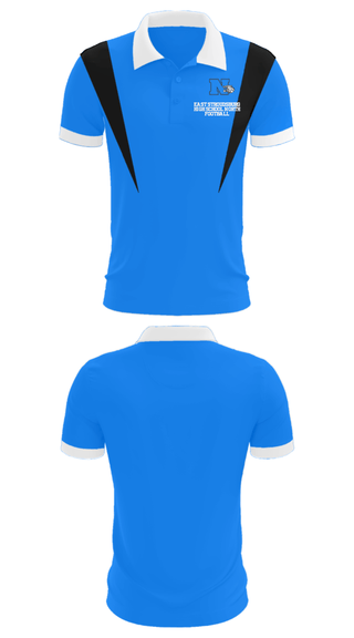 Short Sleeve Performance Polo, East Stroudsburg High School North Football, Football, Teamtime, Team time, sublimation, custom sports apparel, team uniforms, spirit wear, spiritwear, sports uniforms, custom shirts, team store, custom team store, fundraiser sports, apparel fundraiser