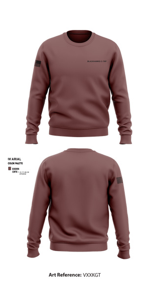 Crew Neck Sweatshirt, Blackhawks C-TRP, Army, Teamtime, Team time, sublimation, custom sports apparel, team uniforms, spirit wear, spiritwear, sports uniforms, custom shirts, team store, custom team store, fundraiser sports, apparel fundraiser