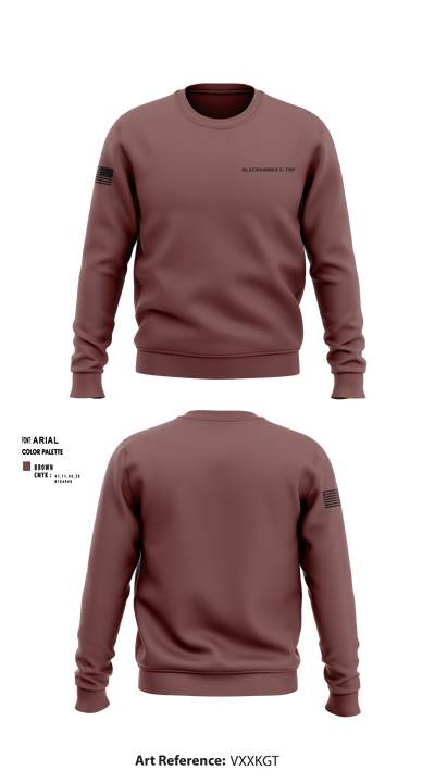 Blackhawks C-TRP 75040368 Crew Neck Sweatshirt - 1