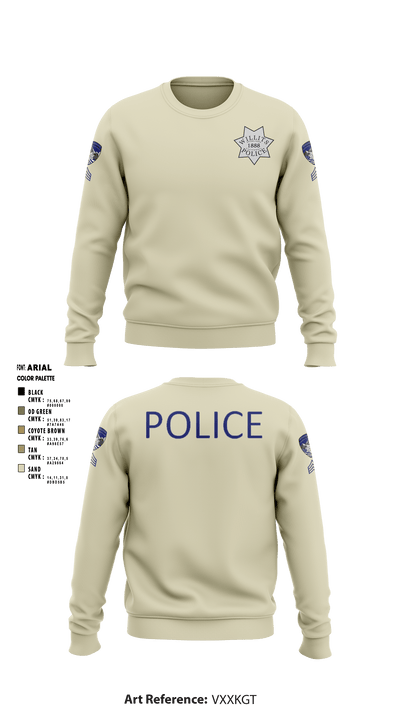 Willits Little Lake JRTF 70658416 Crew Neck Sweatshirt - 10