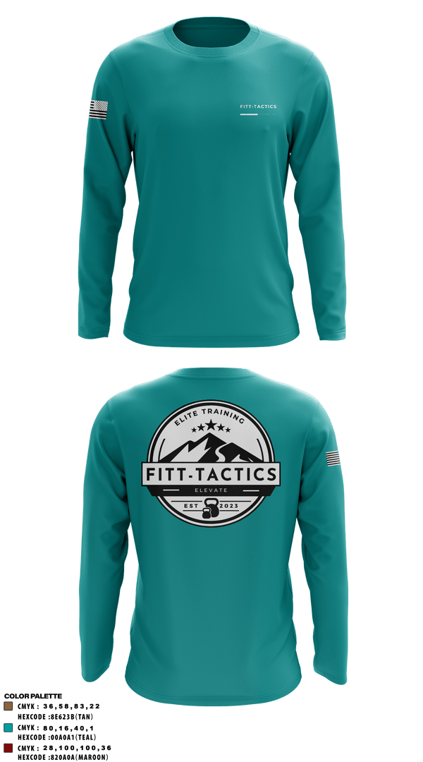Long Sleeve Performance Shirt, , National Guard, Teamtime, Team time, sublimation, custom sports apparel, team uniforms, spirit wear, spiritwear, sports uniforms, custom shirts, team store, custom team store, fundraiser sports, apparel fundraiser