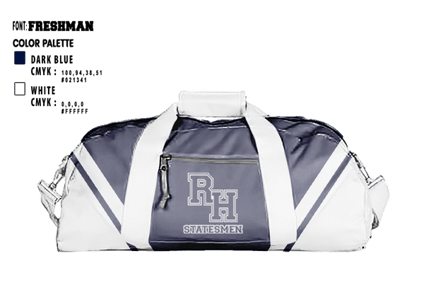 Duffle Bag, Randolph-Henry High School Wrestling, Wrestling, Teamtime, Team time, sublimation, custom sports apparel, team uniforms, spirit wear, spiritwear, sports uniforms, custom shirts, team store, custom team store, fundraiser sports, apparel fundraiser
