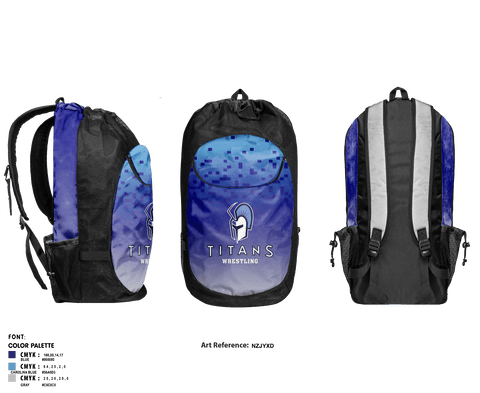 Gear Bag, Hopewell High School Wrestling, Wrestling, Teamtime, Team time, sublimation, custom sports apparel, team uniforms, spirit wear, spiritwear, sports uniforms, custom shirts, team store, custom team store, fundraiser sports, apparel fundraiser
