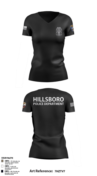 Women's Short Sleeve Vneck Shirt, , Police, Teamtime, Team time, sublimation, custom sports apparel, team uniforms, spirit wear, spiritwear, sports uniforms, custom shirts, team store, custom team store, fundraiser sports, apparel fundraiser