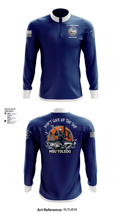 MSU Toledo 42341153 Quarter Zip Jacket - 3