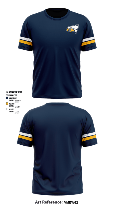 Hudsonville Eagles Hockey 96071971 Short Sleeve Performance Shirt - 1