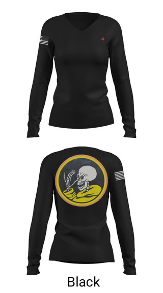 Women's Long Sleeve Vneck Shirt, , Army, Teamtime, Team time, sublimation, custom sports apparel, team uniforms, spirit wear, spiritwear, sports uniforms, custom shirts, team store, custom team store, fundraiser sports, apparel fundraiser