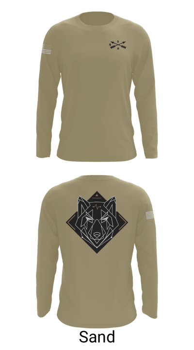 Alpha Company, 5th GSB 40097456 Long Sleeve Performance Shirt - 43
