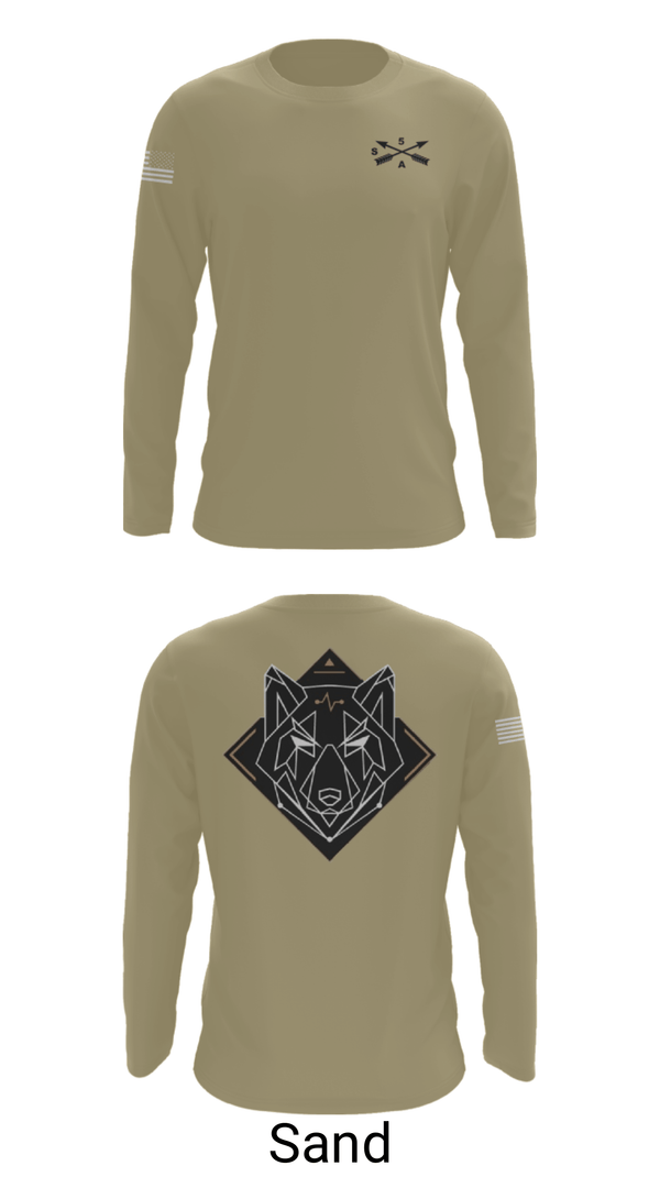 Long Sleeve Performance Shirt, , Army, Teamtime, Team time, sublimation, custom sports apparel, team uniforms, spirit wear, spiritwear, sports uniforms, custom shirts, team store, custom team store, fundraiser sports, apparel fundraiser
